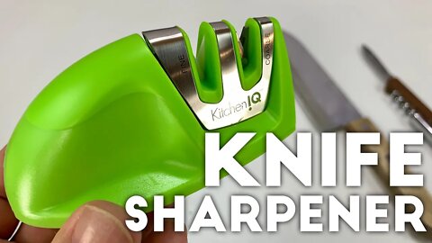 Best Cheap KitchenIQ Edge Grip 2-Stage Knife Sharpener Review