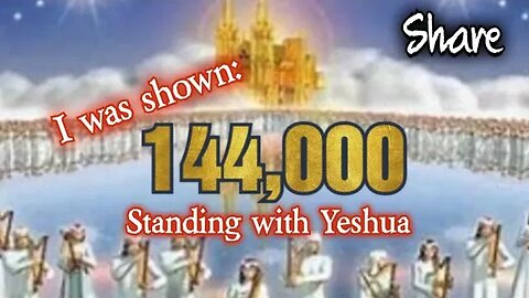 I was shown 144,000 standing above the earth. Rapture very soon. Are you ready? #share #jesus #144