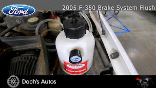 2005 Ford F-350 Brake Bleed & Flush