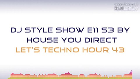 DJ Style Show E011 S3 | Hard Techno / Techno
