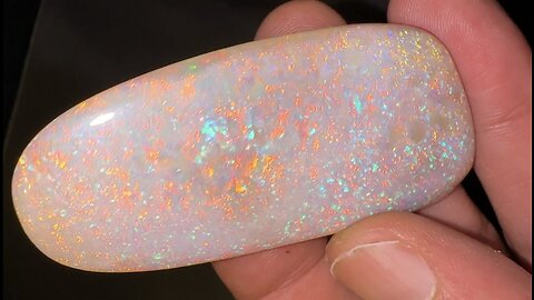 Polished White Opal from Coober Pedy, Australia