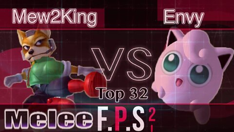 MVG FOX|Mew2King (Fox) vs. Envy (Jigglypuff) - Melee Top 32 - FPS2