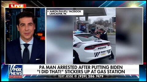 PA Man Arrested For Putting Up Biden 'I Did That' Stickers On Gas Pumps