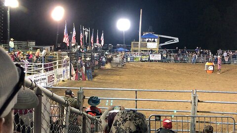 Bull Ride at Pacific Rodeo