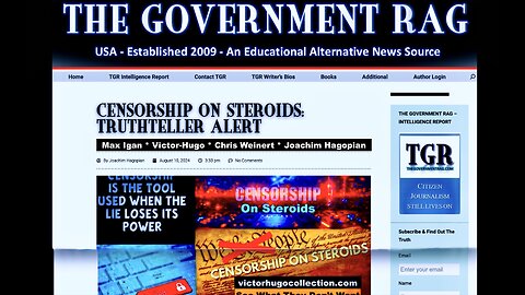 Max Igan Victor Hugo Joachim Hagopian Chris Weinert UK Riots Q Expose Hi Tech Censorship On Steroids