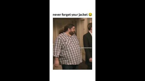never forget your jacket 😂😂