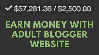 Earn Money with Adult Blogger Website