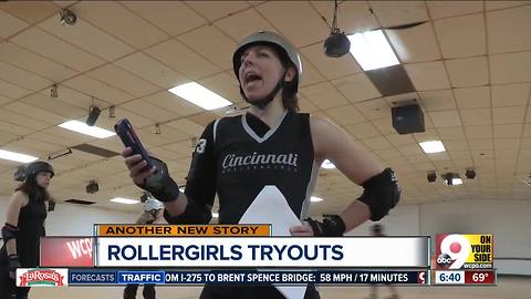 Skaters bring wheels, willpower to roller derby tryouts