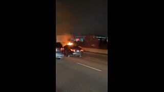 Vehicle Fire On Highway 410 Brampton