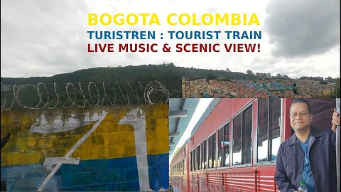 BOGOTA COLOMBIA : TURISTREN WITH LIVE BAND : TOURIST TRAIN PAST USAQUEN TO SALT MINES : VLOG PT.3 🇨🇴