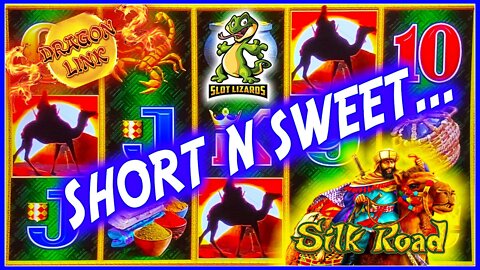 SHORT AND SWEET BONUS ACTION WIN! Dragon Link Silk Road Slot!