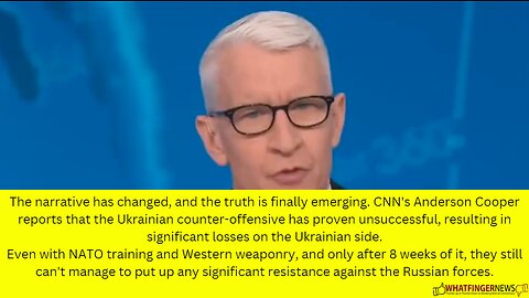 The narrative has changed, and the truth is finally emerging. CNN's Anderson Cooper reports