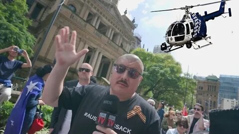 Police deploy helicopters to intimidate protesters in Sydney