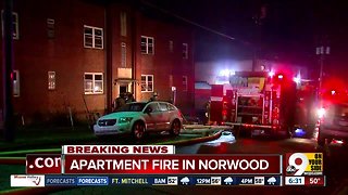 Apartment fire in Norwood under investigation