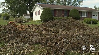 Clean-up continues in Carroll County after powerful storms