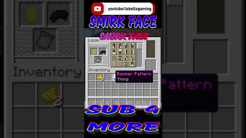 Smirk Face Banner | Minecraft
