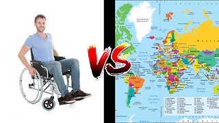 Handicapped Man vs Geography