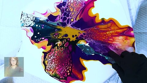 BEAUTIFUL Bloom BURSTING With Color PART 3~ Acrylic Pour #fluidart #acrylicpour #abstractart 205