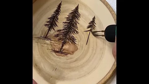 Painting on Wood piece