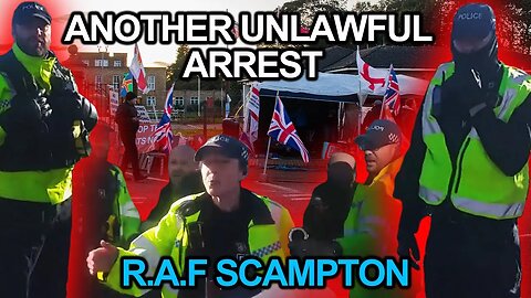 "Police" at it again Another unlawful arrest @ RAF Scampton #rafscampton #enoughisenough