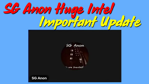 SG Anon Huge Intel: Important Update March 2024.