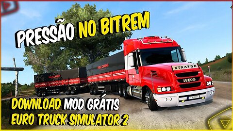 IVECO STRATOR BOTANDO PRESSÃO NO BITREM CARREGADO DE FERTILIZANTE EURO TRUCK SIMULATOR 2