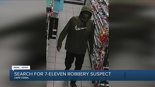 Search for 711 Robbery suspect in Cape Coral