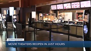 Movie theaters reopen in Michigan on Friday