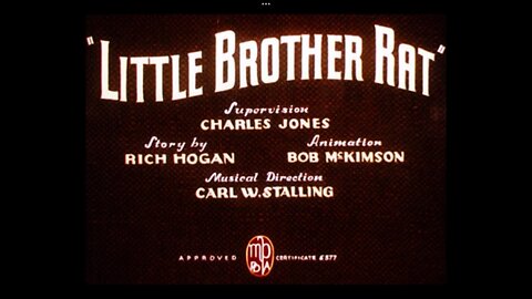1939, 9-2, Merrie Melodies, Little brother Rat