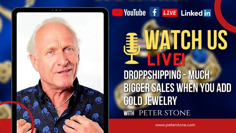 Droppshipping - Much Bigger Sales when you Add Gold Jewelry