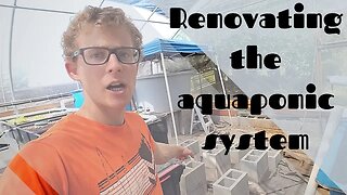 Aquaponic system Renovation part 1- (hybrid aquaponic system)