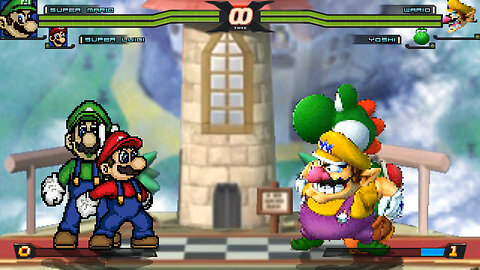 MUGEN - Super Mario & Super Luigi vs. SNS(^_^)'s Wario & Yoshi - Download