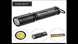 Olight i3e Eos Pocket Torch 90 Lumens EDC Flashlight. Unboxing.