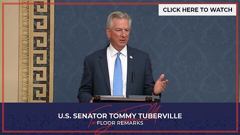 Senator Tuberville Speaks on Senate Floor about FY 2025 NDAA