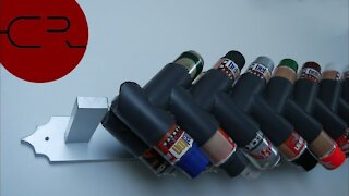 Spray can storage rack 2.0