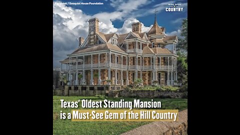 Texas' Oldest Standing Mansion is a Must-See Gem of the Hill Country