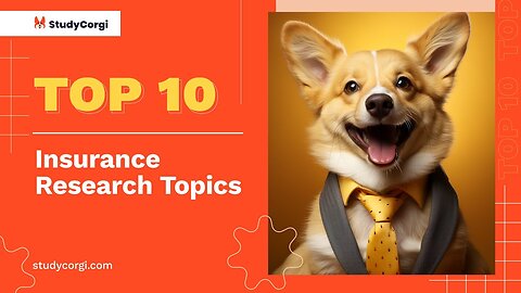 TOP-10 Insurance Research Topics