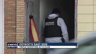 Triple shooting at club on Detroit's east side