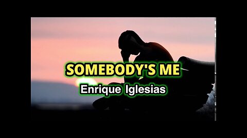 ENRIQUE LGLESIAS --- SOMEBODY ME LYRICS SLOWED REVERB #lyrics#enriquellgalesias