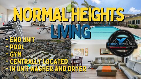 Normal Heights Living! Pool and Gym 92116 #Home #SanDiego #Kw #SanDiegoHomes