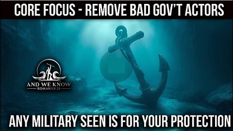 Core Focus is to remove bad actors from Govt, Debate? MSM attacks continue. Pray!