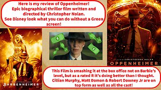 Here is my review of Oppenheimer! Epic biographical thriller