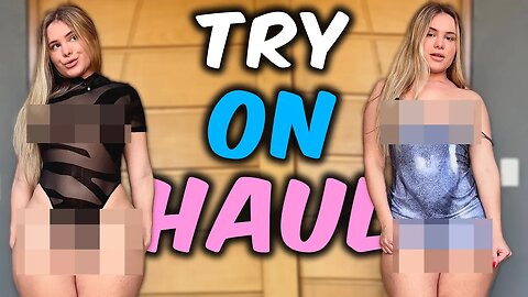 [4K] MOSTRANDO TUDO!! (Transparente Try on Haul)