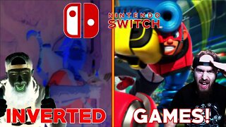 Playing Nintendo Switch Games with INVERTED COLORS! - Best Switch Games In Inverted Colors!