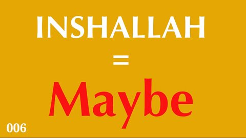 What does Inshallah Mean? | Dr. Omar Zaid