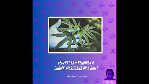 Federal Law Requires a Choice: Marijuana or a Gun?