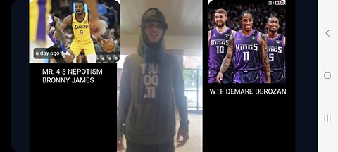 KINGS VS LAKERS PRESEASON MR. NEPOTISM 4.5 BRONNY JAMES FIRST GAME DEMARE DEROZAN TOO DA KINGS💪🏾🔵