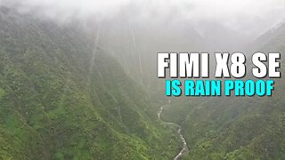 Fimi X8 SE Drone is RAIN PROOF! - 4K Cinematic Waterfalls of Maui Hawaii in the Rain