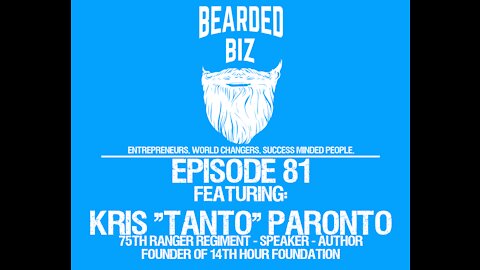 Ep. 81 - Kris "Tonto" Paronto - 75th Ranger - Speaker - Author - Responded to Benghazi 2012 Attack