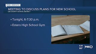 Plans discussed for new Estero school